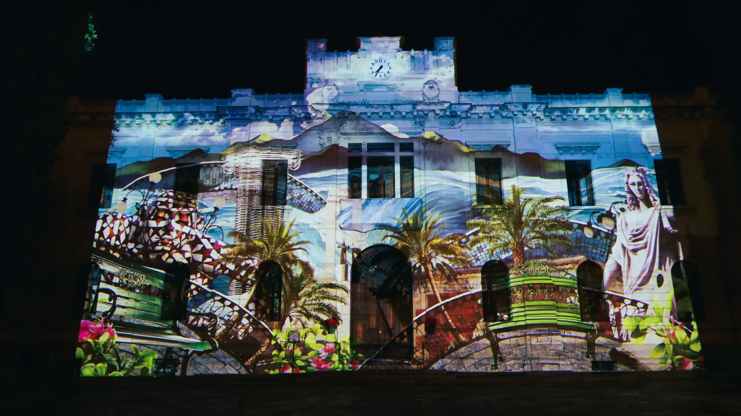 Installazione luminosa, immagine dimostrativa